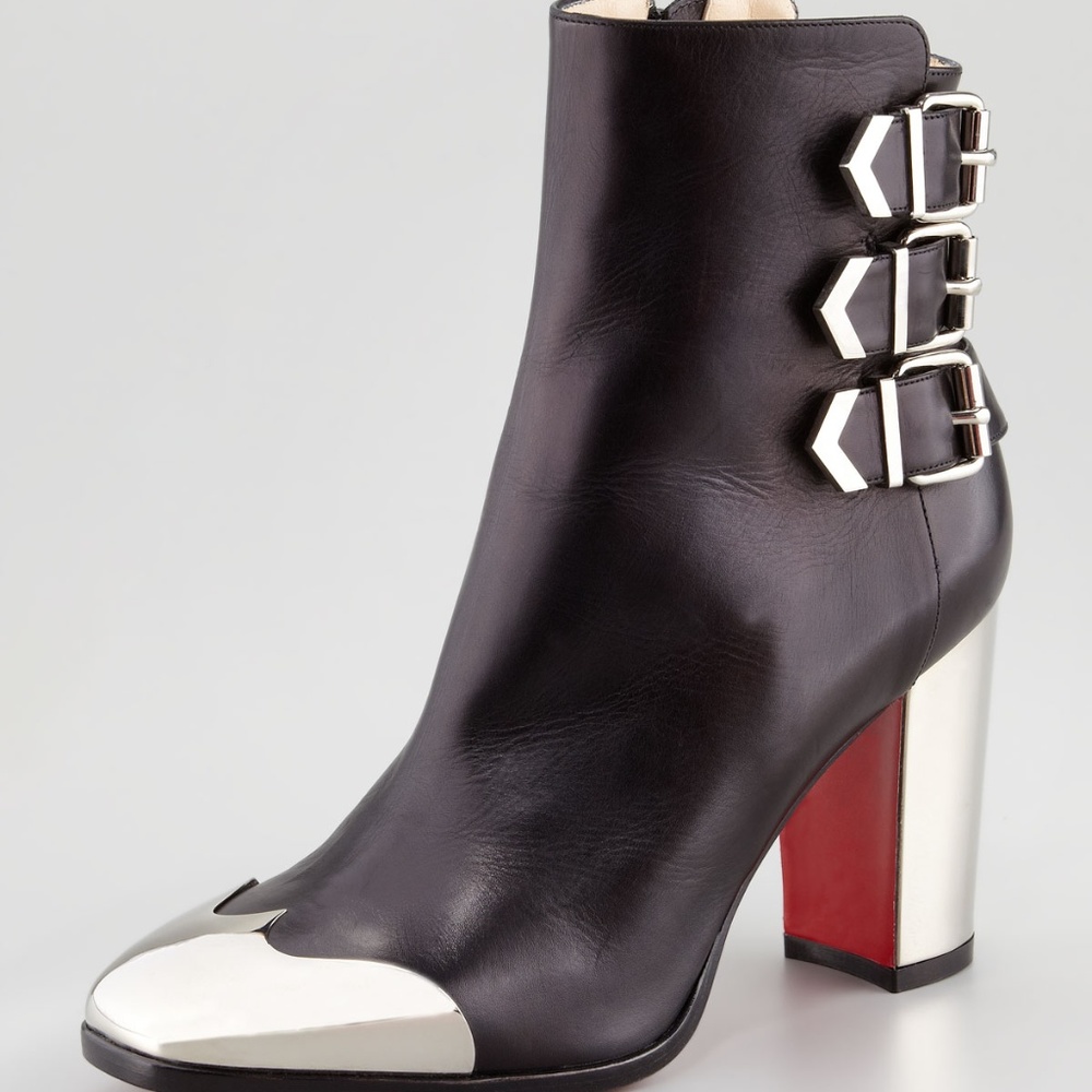CHRISTIAN LOUBOUTIN Chelita 85 Ankle Boots
